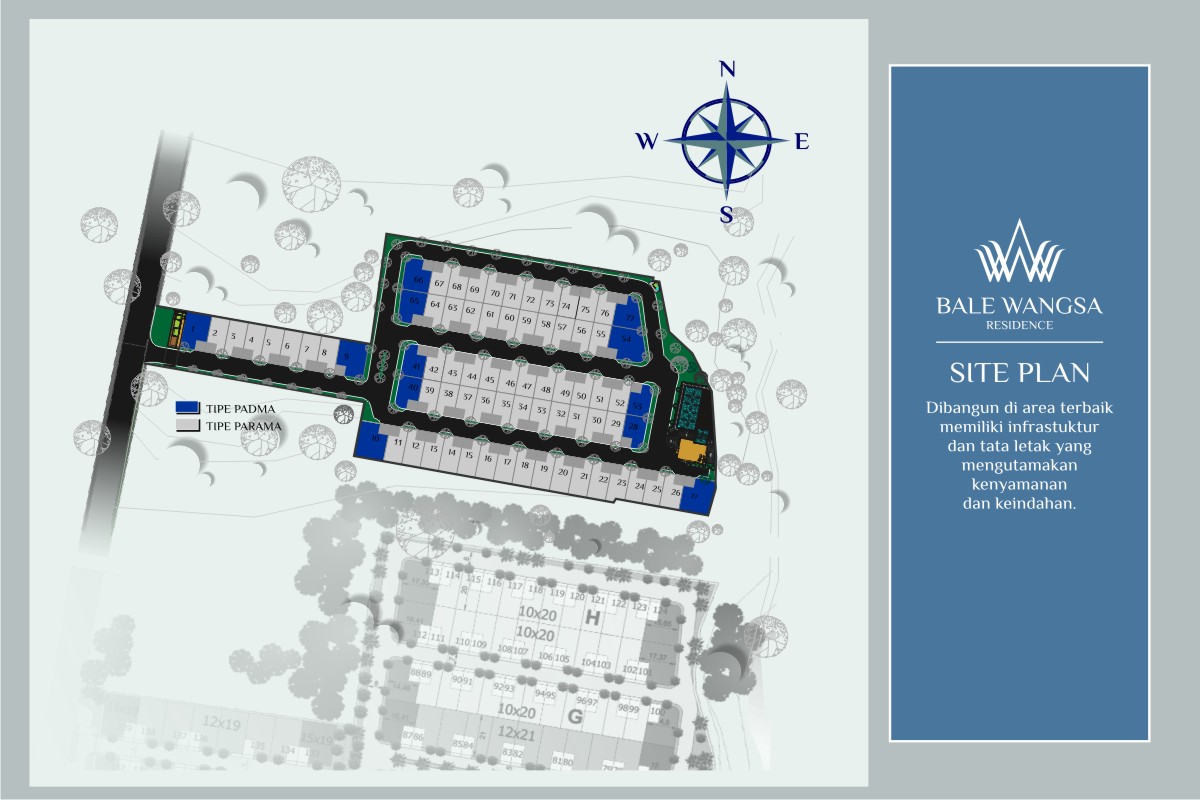 Siteplan Perumahan Bale Wangsa Residence