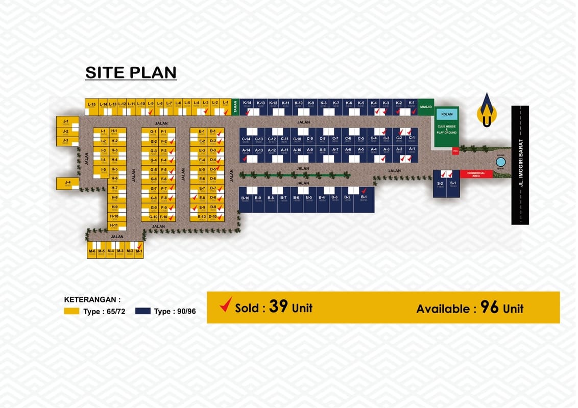 Siteplan Perumahan Tjokro Boulevard