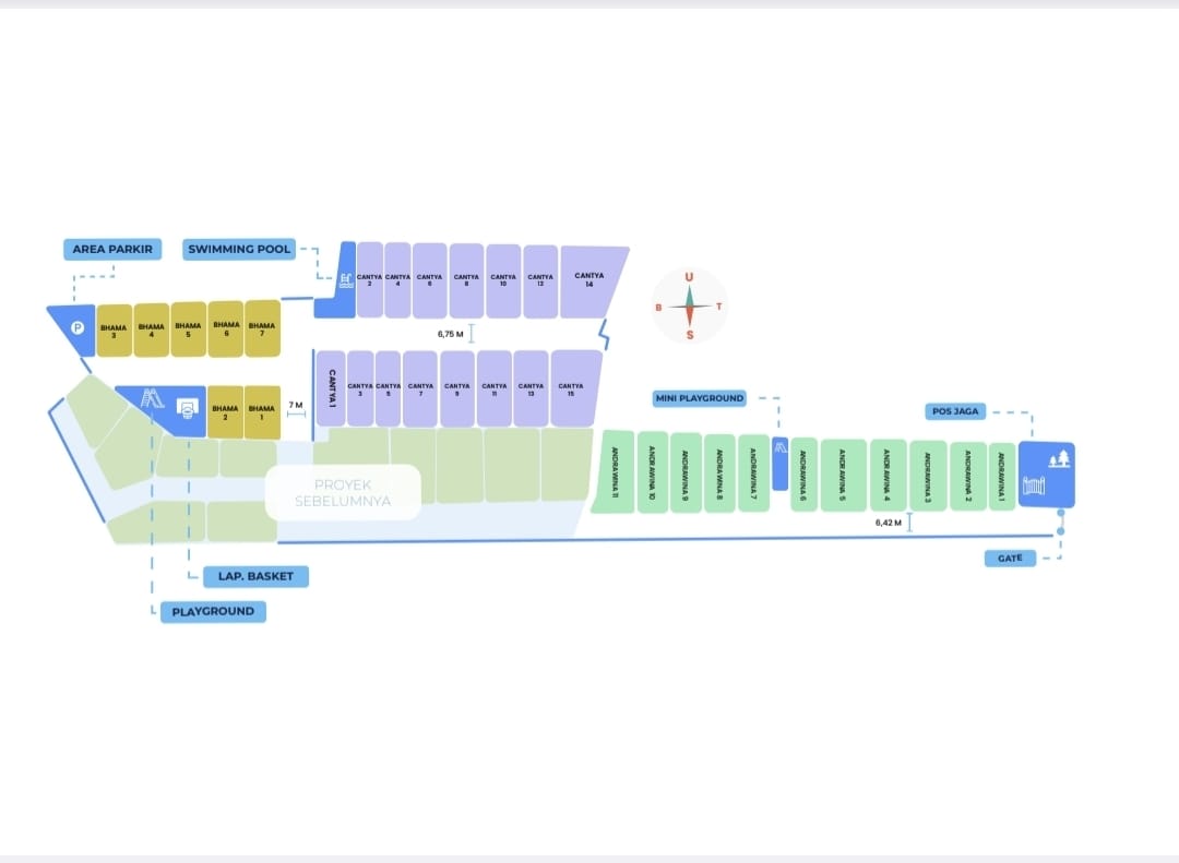Siteplan Perumahan Tentrem Bhumi