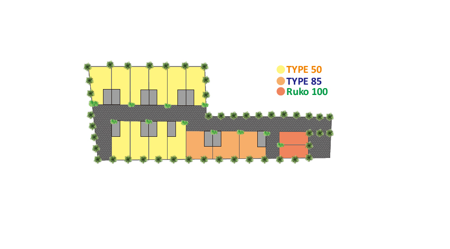 Siteplan Perumahan Pesona Bunga Kasongan